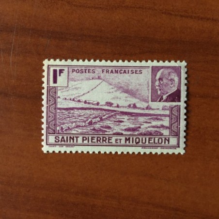Saint Pierre et Miquelon 210 ** MNH Falaise et Phare année 1941