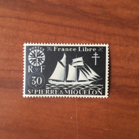 Saint Pierre et Miquelon 299 * MH Serie de Londres année 1942
