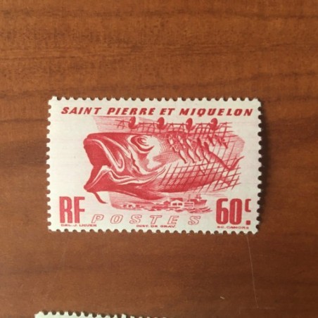 Saint Pierre et Miquelon 329 * MH  année 1947