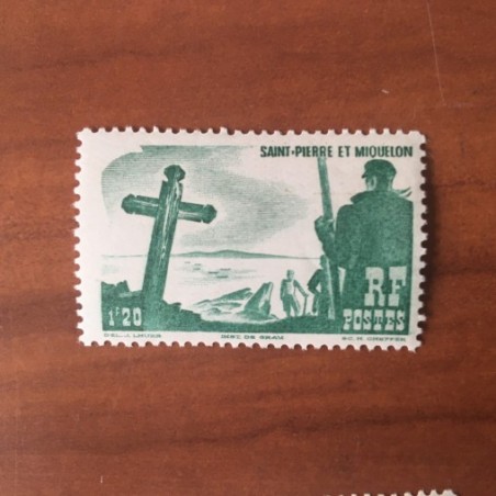 Saint Pierre et Miquelon 332 ** MNH  année 1947