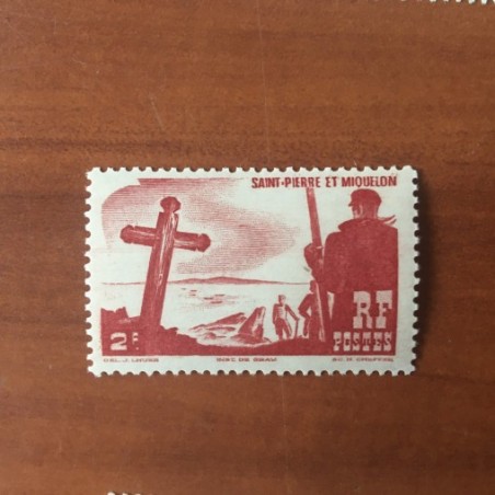 Saint Pierre et Miquelon 334 ** MNH  année 1947