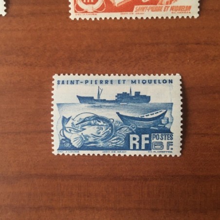 Saint Pierre et Miquelon 339 * MH  année 1947