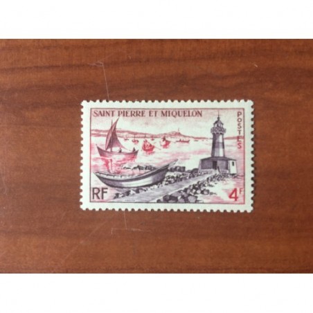Saint Pierre et Miquelon 356 ** MNH Phare doris année 1957