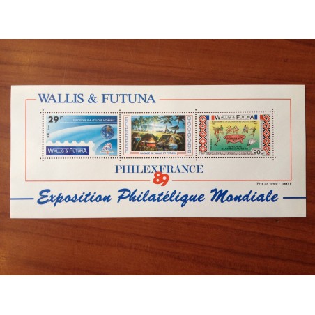 Wallis et Futuna Num Yv BLOC 4 ** MNH année 1989