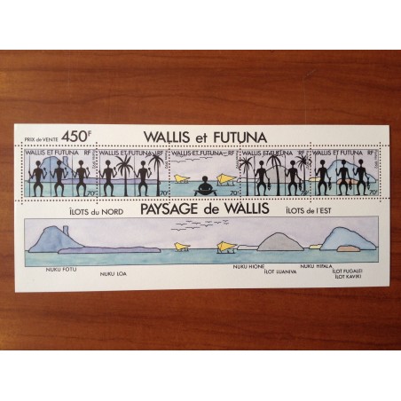 Wallis et Futuna Num Yv BLOC 6 ** MNH année 1992