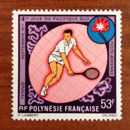 POLYNESIE PA NUM 54 ** MNH ANNEE 1971 Tennis