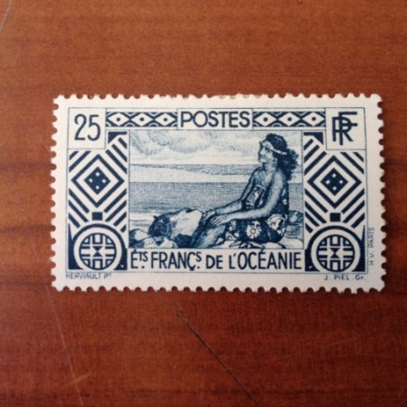 OCEANIE num Yvert 92 * MH Tahitienne  annee 1939-1949