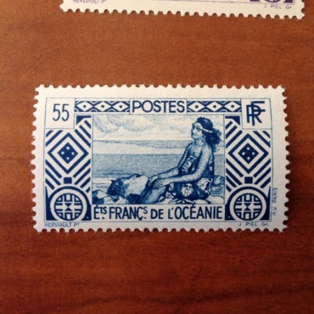 OCEANIE num Yvert 100 * MH Tahitienne  annee 1939-1949