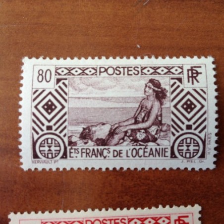 OCEANIE num Yvert 105 * MH Tahitienne  annee 1939-1949