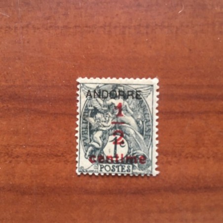 Andorre 1 * MH Type Blanc Année 1931
