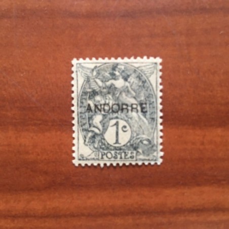 Andorre 2 * MH Type Blanc Année 1931