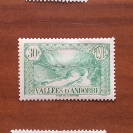 Andorre 32 * MH Paysage Année 1932