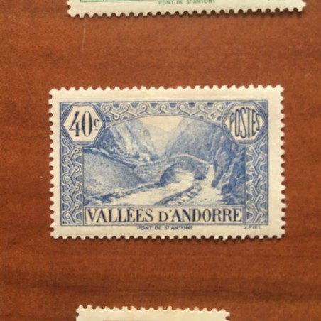 Andorre 33 * MH Paysage Année 1932