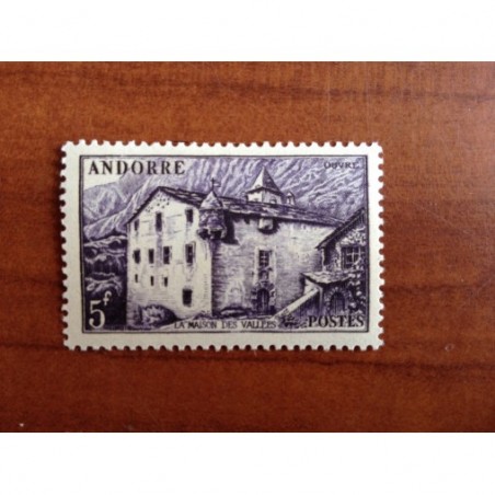 Andorre 124 * MH Paysage Année 1948