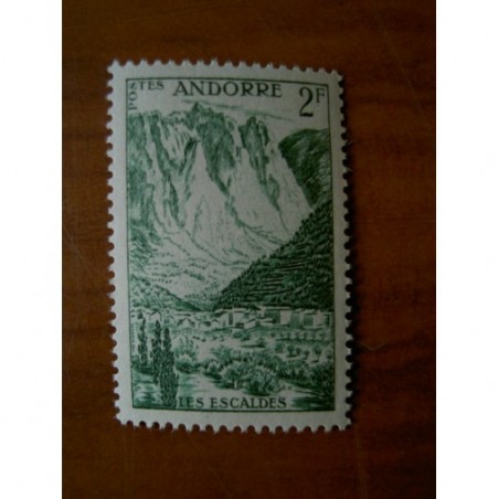 Andorre 139 ** MNH Paysage Année 1955