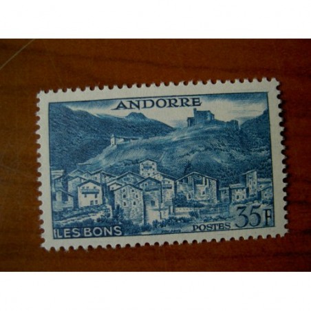 Andorre 150A ** MNH Paysage Année 1955