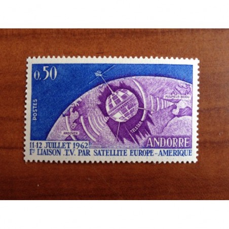 Andorre 165 ** MNH Telecommunication spatiale Année 1962