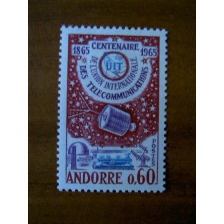 Andorre 173 * MH UIT Année 1965