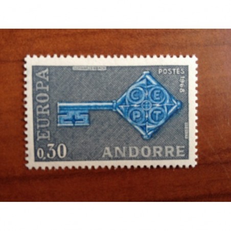 Andorre 188 ** MNH Europa Année 1968