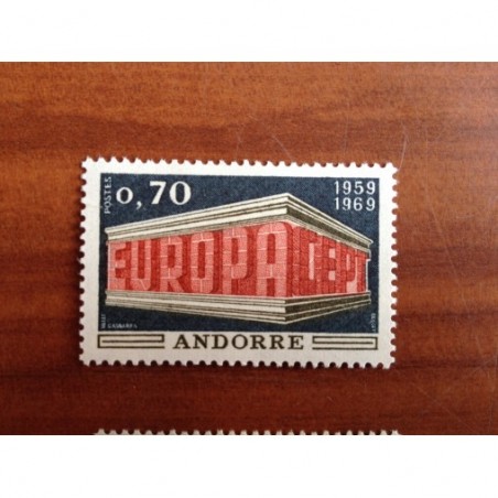 Andorre 195 ** MNH Europa Année 1969