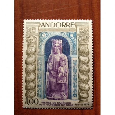 Andorre 228 ** MNH Vierge de Canolich Année 1973
