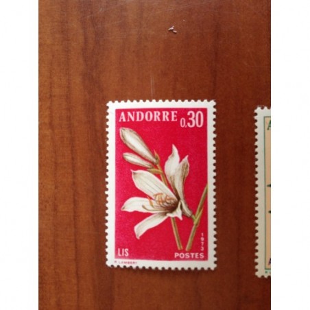 Andorre 229 ** MNH Flore Année 1973
