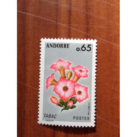 Andorre 235 ** MNH Flore Année 1974