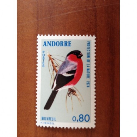 Andorre 241 ** MNH Bird Oiseaux Année 1974