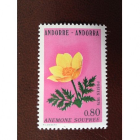 Andorre 246 ** MNH Flore Année 1975