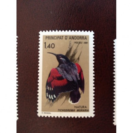 Andorre 295 ** MNH Bird Oiseaux Année 1981