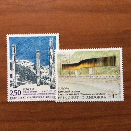Andorre 430-431 ** MNH Europa Année 1993