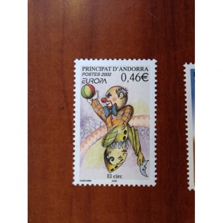 Andorre 569 ** MNH Europa Cirque Année 2002