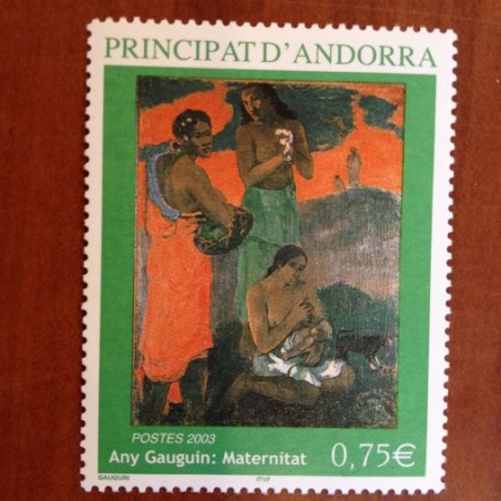 Andorre 587 ** MNH Paul Gauguin Année 2003
