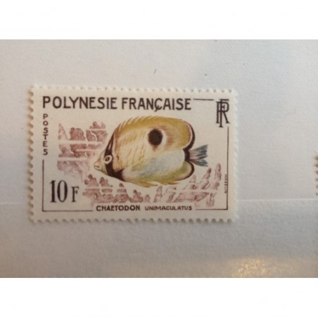 POLYNESIE NUM 19 ** MNH Poisson Fish ANNEE 1962