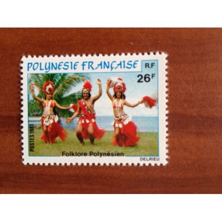 POLYNESIE NUM 165 ** MNH Danse Folklore ANNEE 1981