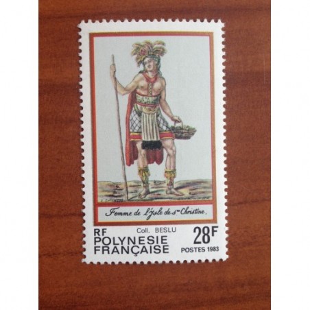 POLYNESIE NUM 204 ** MNH Folklore Polynesie ANNEE 1983