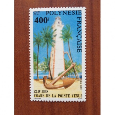 POLYNESIE NUM 302 ** MNH Phare Leuchtturm Lighthouse ANNEE 1988