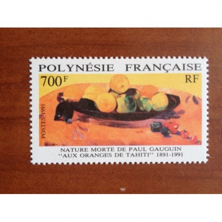 POLYNESIE NUM 385 ** MNH Paul Gauguin ANNEE 1991