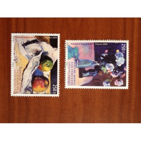 POLYNESIE NUM 894-895 ** MNH Tableau Gauguin  ANNEE 2009