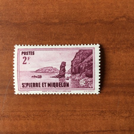 Saint Pierre et Miquelon 184 ** MNH Langlade année 1938