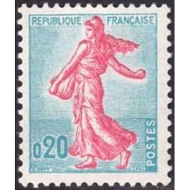 France Yvert Num 1233 ** Semeuse  1960