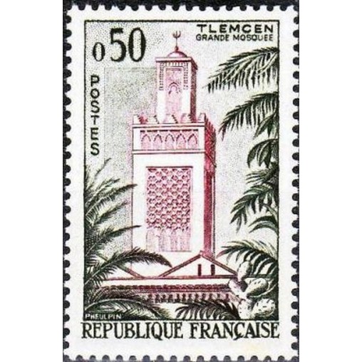 France Yvert Num 1238 ** Tlemcen  1960