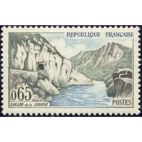 France Yvert Num 1239 ** Sioule  1960