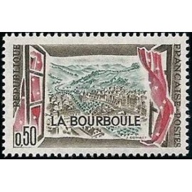 France Yvert Num 1256 ** La Bourboule  1960