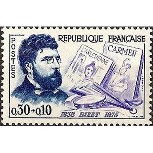 France Yvert Num 1261 ** Bizet  1960