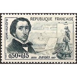 France Yvert Num 1262 ** E Degas  1960