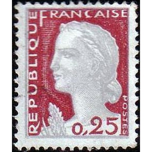 France Yvert Num 1263 ** Decaris  1960
