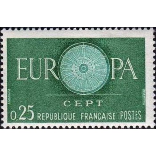 France Yvert Num 1266 ** Europa 1960  1960