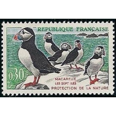 France Yvert Num 1274 ** Oiseaux  1960