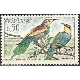 France Yvert Num 1276 ** Oiseaux  1960